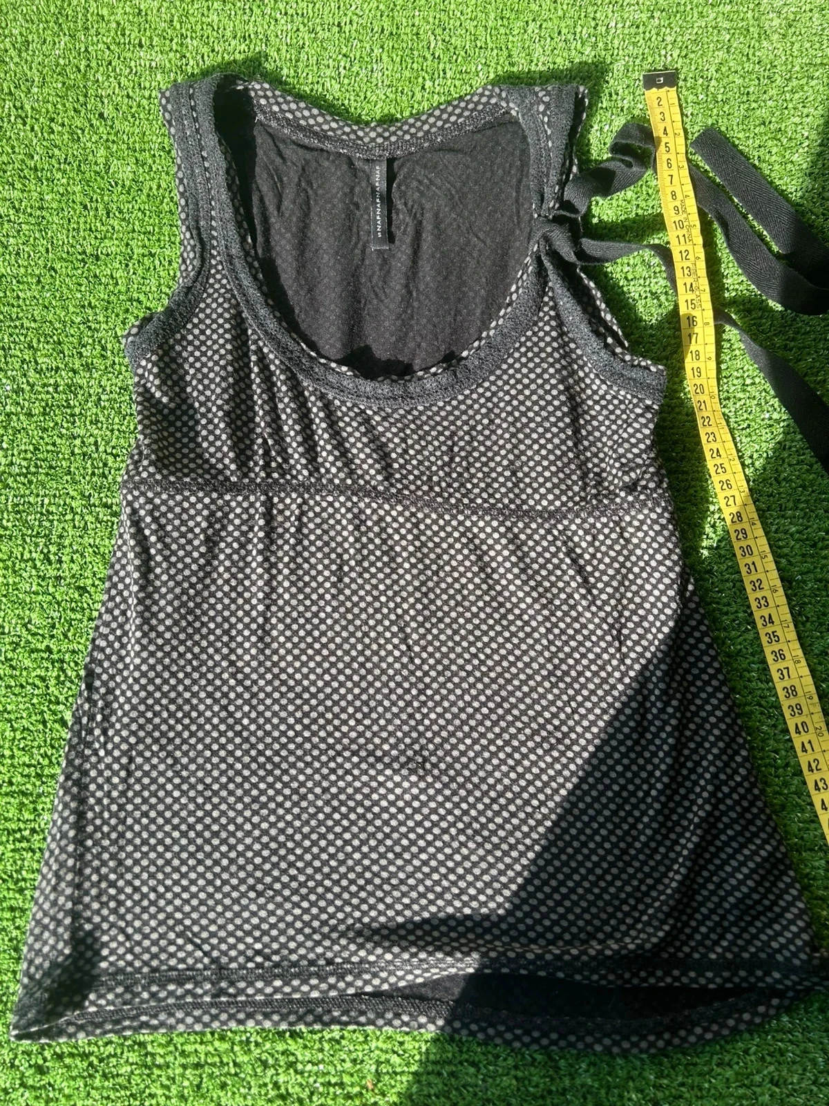 Vintage black tank top Naf Naf – photo 2